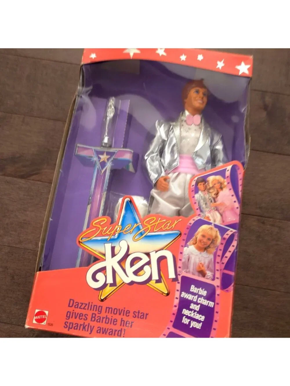 Super Star Ken 1988 Award Winning Barbie Boyfriend Movie Star NRFB Mattel - Picture 5 of 8